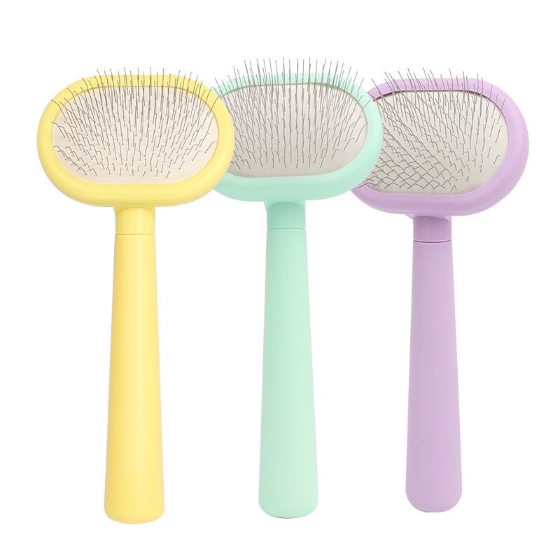 Jellyo soft care pastel pet slicker brush