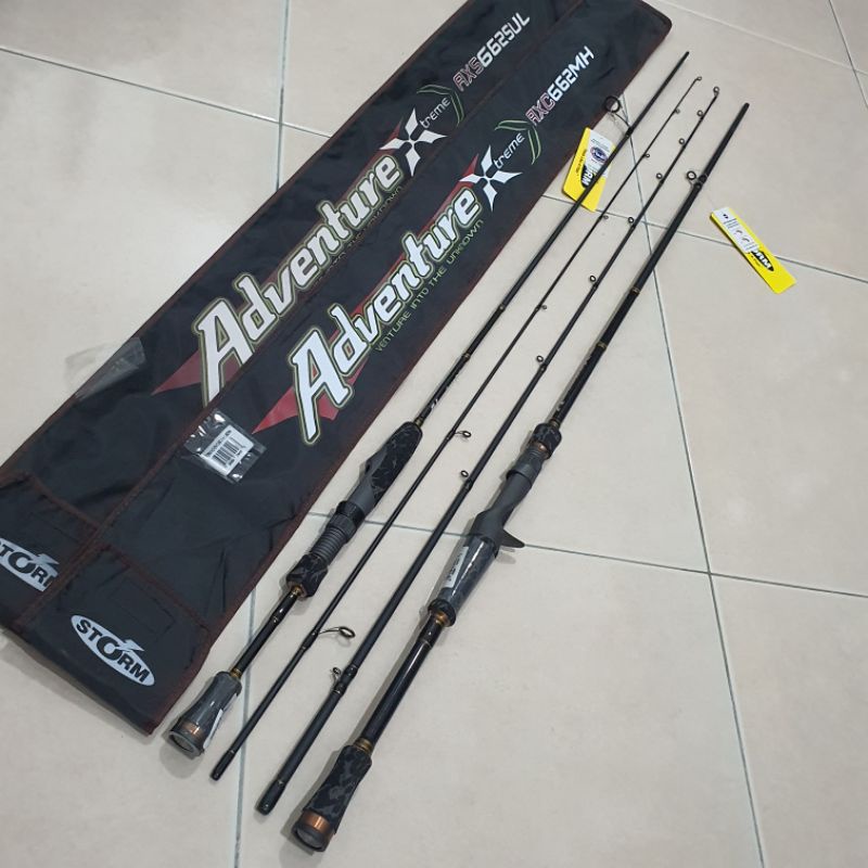 Joran BC/Casting Spinning Strom Adventure xtreme Free Packing