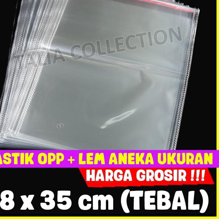 

Miliki옷 Plastik OPP Lem 28x35 TEBAL Plastik Baju OPP Lem aneka ukuran ~