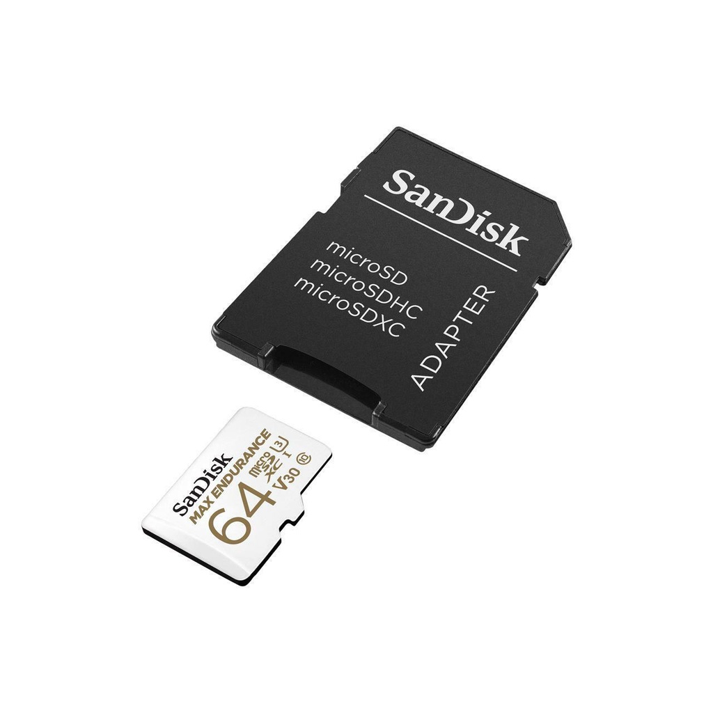 Micro SD SanDisk MAX ENDURANCE SDXC 64GB 100MB/s (SDSQQVR-064G-GN6IA)