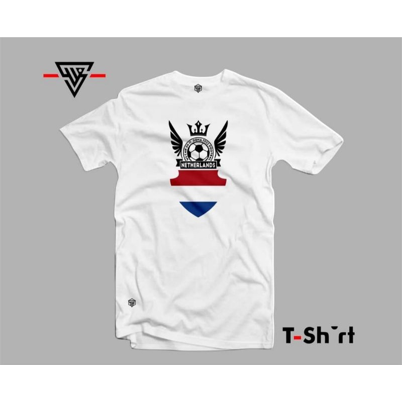 T-Shirt Kaos Netherlands // Kaos Negara Belanada 2022/ Kaos Belanda 2022
