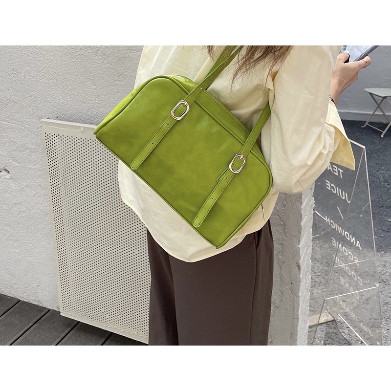 Tas Bahu Kulit Wanita Tas Cewek Retro Shoulder Bag GC 8342