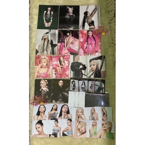 [READY STOCK] sharing BLACKPINK 2nd album “BORN PINK” | unsealed inclusion postcard large kit photocard pop-up card lenticular magnet weverse pob official pc posca jisoo jennie rosé lisa group