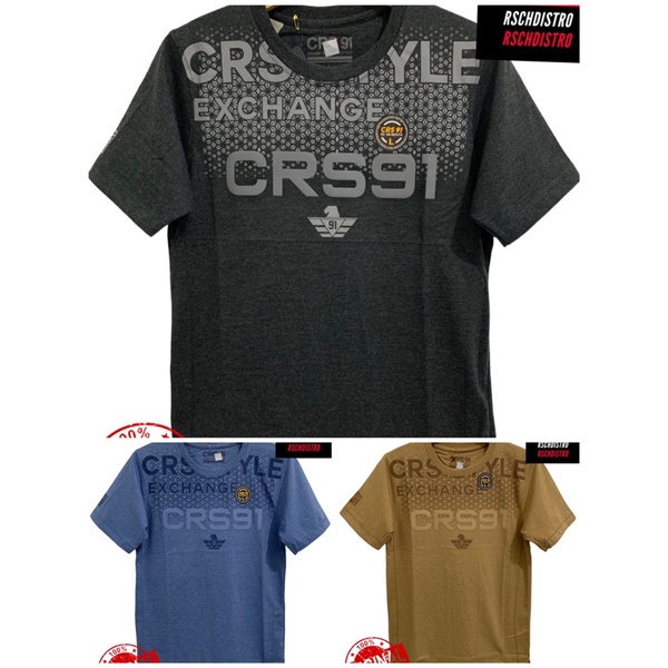 READY JUMBO BIG SIZE  Kaos Oblong Distro Pria CRS 91/ HUGO CLASS Original SABLON RANDOM Lengan Pende