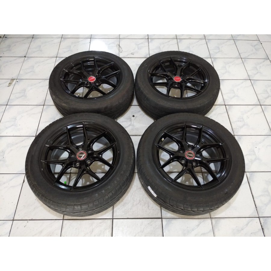 Velg Mobil Bekas Seken Ring 17 Baut 5 NESSON R17X7,5 5X114,3 ET42 BAN 225 55 R17