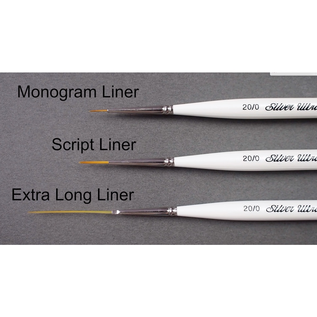 Silver Brush/ Silver Ultra Mini® 2407S Script Liner