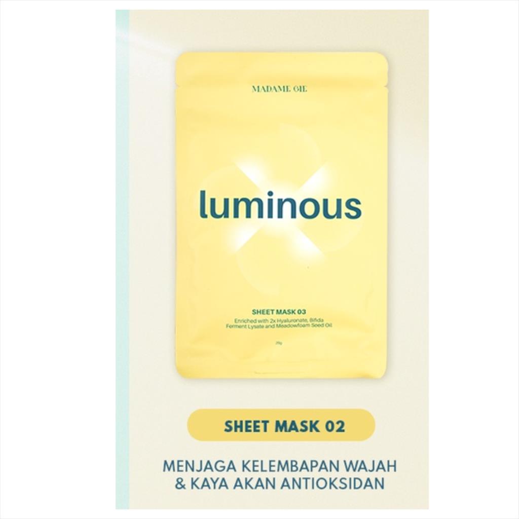 Madame Gie Luminous Sheet Mask |Madame Gie Jelly Mask | Madame Gie Sky Eye Under Pads