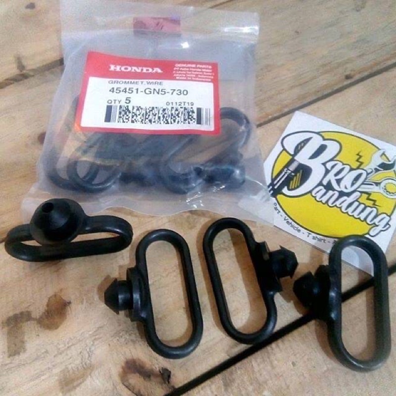 Karet kabel speedometer Gromet wire karet kabel spedo Honda Astrea grand tiger win megapro prima gl