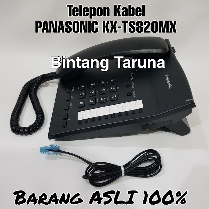 Telepon Kabel Panasonic KX-TS820MX Pesawat Telepon Panasonic KX-TS820 Telpon Kabel Panasonic TS820