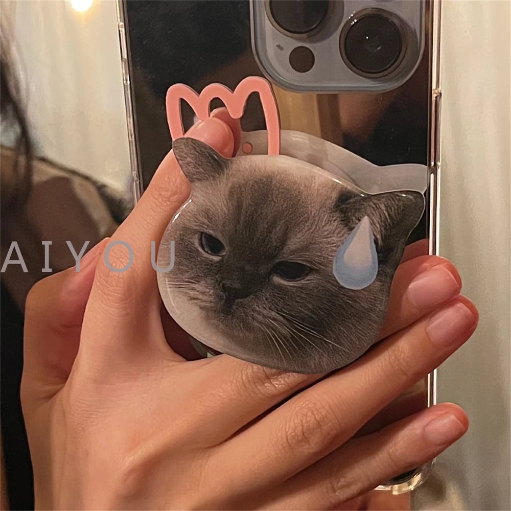 Ins Ring Holder Smartphone Motif Kupu-Kupu 3D Untuk iPhone 14 Pro Max 11 13 Samsung