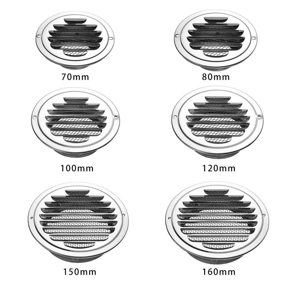 Lanfy Kisi Ventilasi Dinding Luar Bulat Anti Tikus Mencegah Hama Sirkulasi Udara Ducting Ventilating Round Ducting