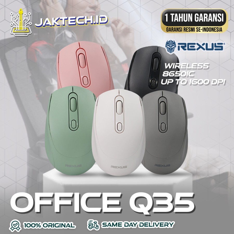 Rexus Q35 Mouse Office Wireless Silent Click