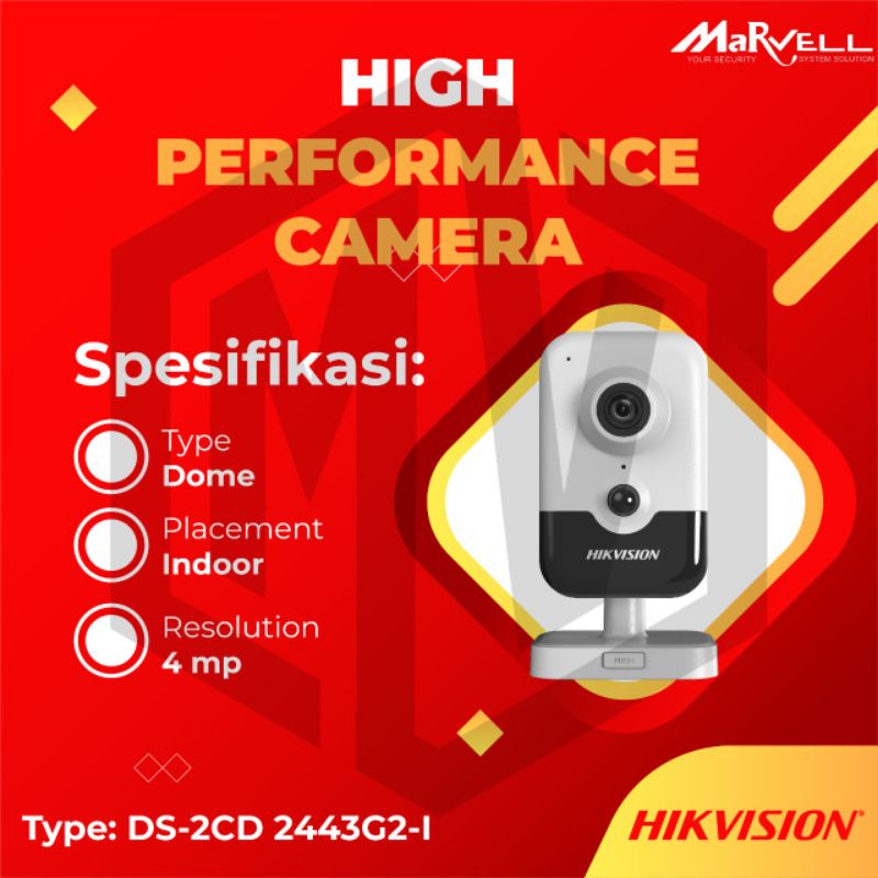 KAMERA CCTV IP EASY HIKVISION 4MP INDOOR
