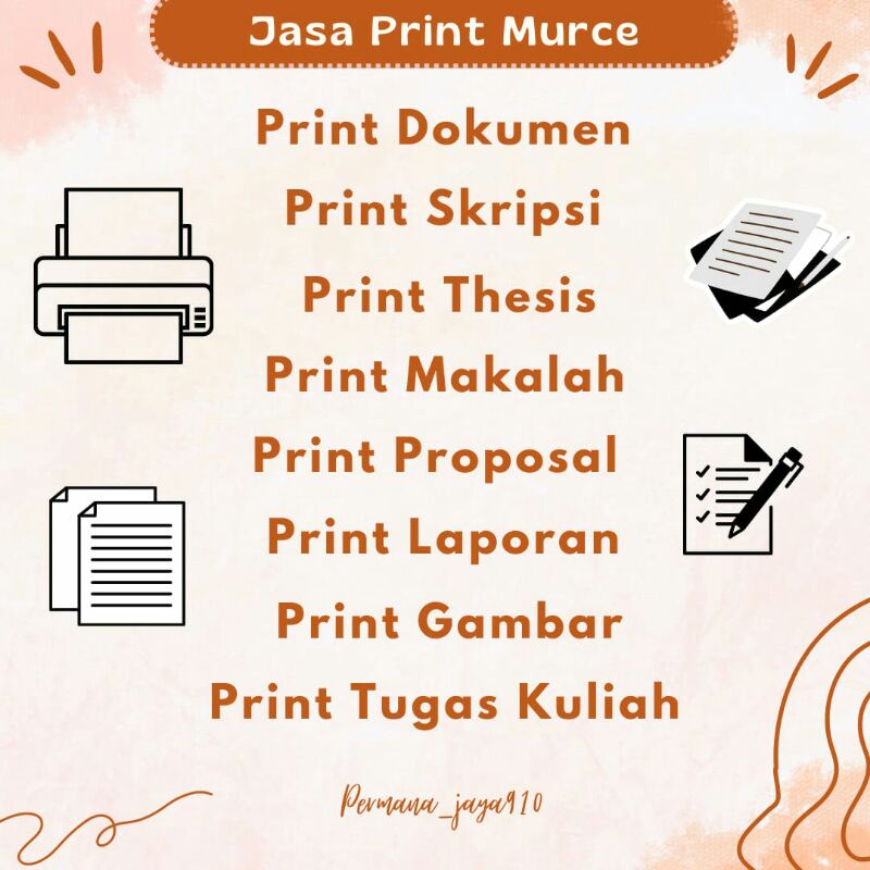 

Cetak / Print laporan maupun dokumen lainnya