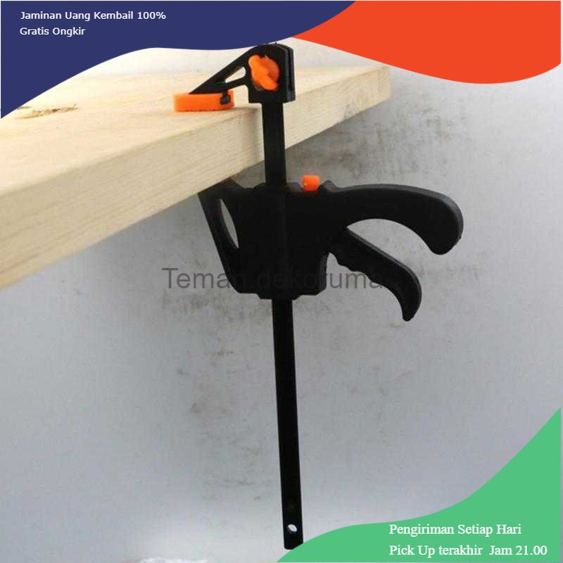 TD - PKK Speed Squeeze Ratcheting Clamp Penjepit Kayu Mini 6 Inch - T22106