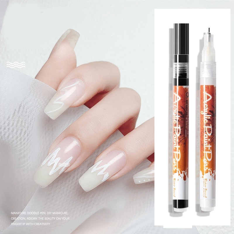 Nail Art Pen Pulpen Gambar Waterproof