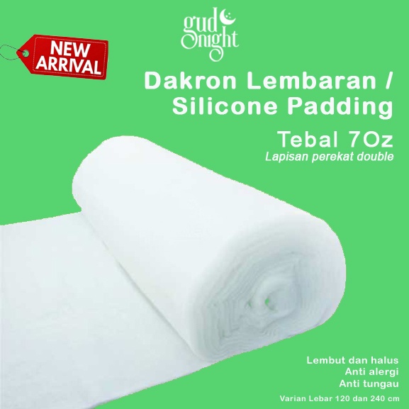 Dakron Lembaran 7oz | Silicone Padding 7oz | Silikon Padding 7oz | Variasi 120 dan 240 | Filter Aqua