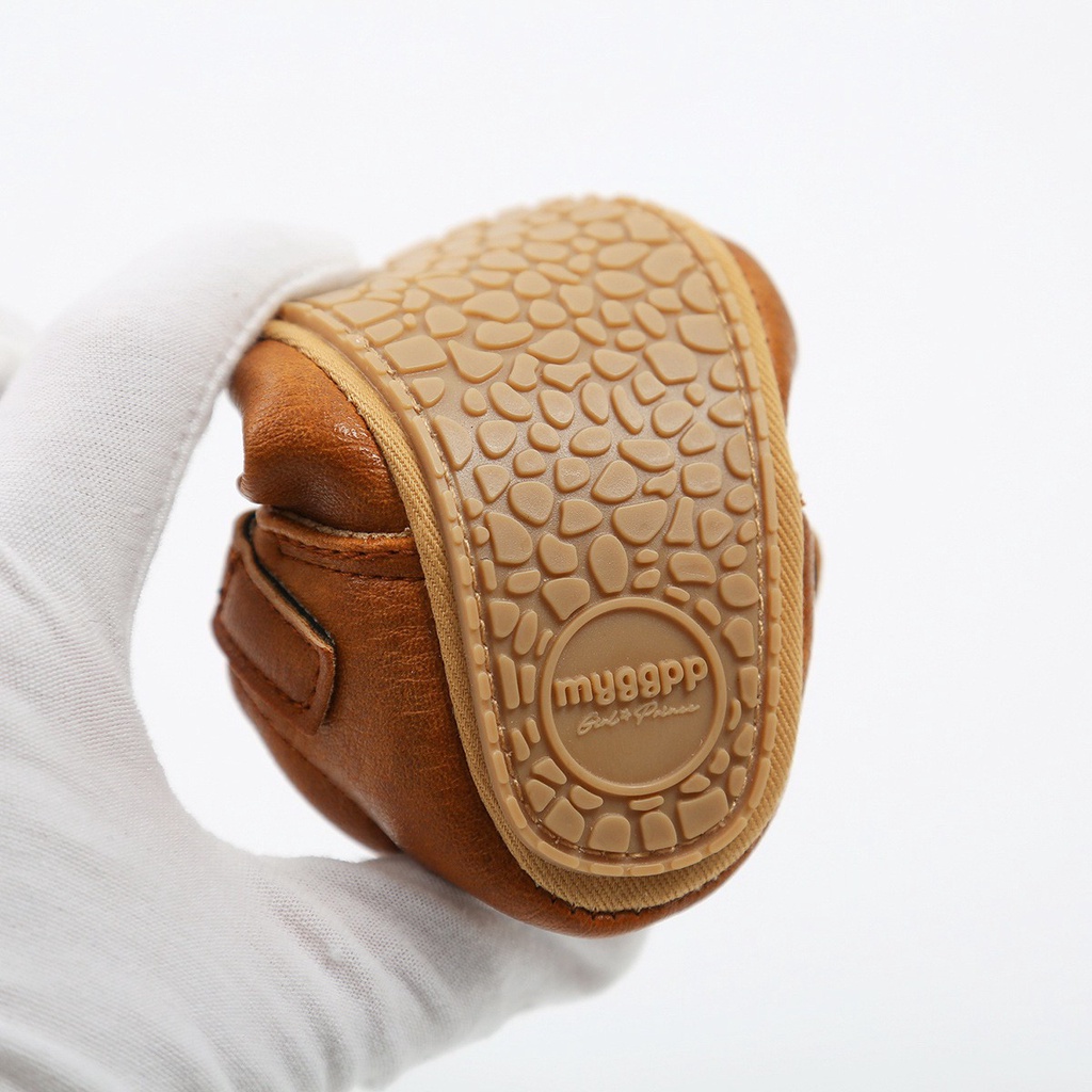 (free headband) 0-18m SEPATU BAYI ANAK SHOES PEREMPUAN CASUAL GAUL RMRS RAB BROWN