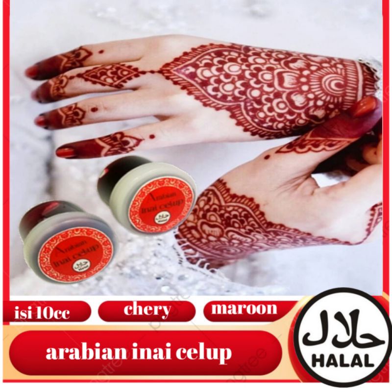 ARABIAN HENA,INAI CELUP HALAL,INAI KUKU,HENA ARAB
