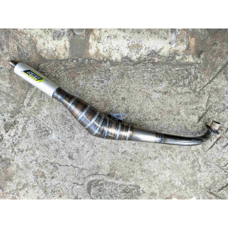 Knalpot SMR F1zr Yypang Lama Plat Karat - Leher Standar