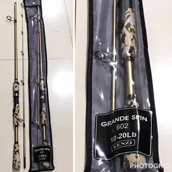 Joran Kenzi Grande Spin 180cm 7-15 lbs / 10-20 lbs harga termasuk packing pvc ▫ KTP.18Oc22p