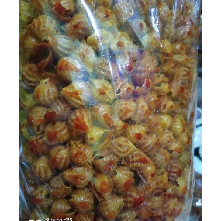 MAKARONI KERANG RENYAH DAUN JERUK jumbo 1Kg