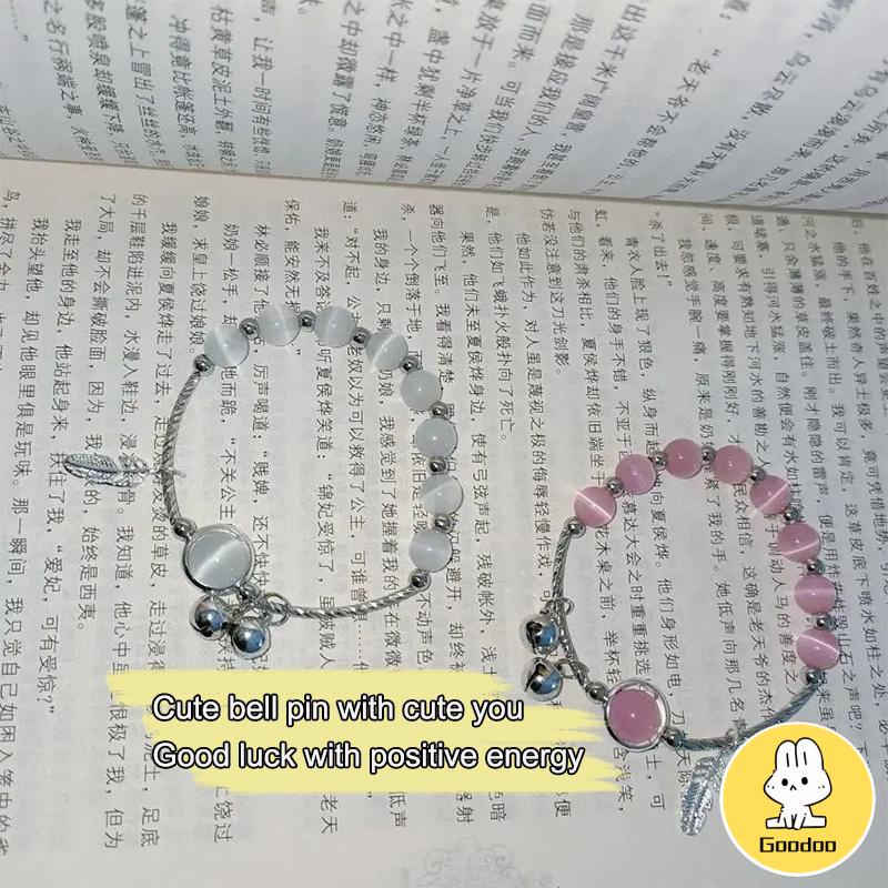 Gelang Wanita Korea Opal Pasangan Pacar Wanita Sederhana Gelang Lonceng -Doo