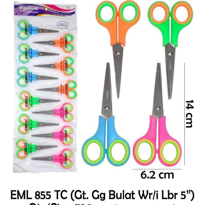 

Murah Gunting Renteng Emigo Scissors 5" Terlaris