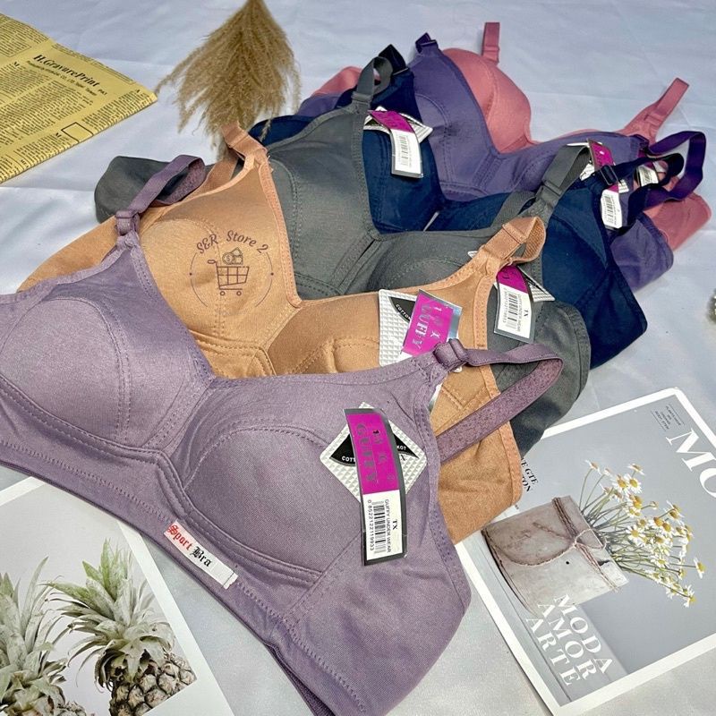 Bra Wanita dewasa jumbo tanpa kawat termurah/bra ibu menyusi terlaris/bh ibu hamil termurah/bra spor