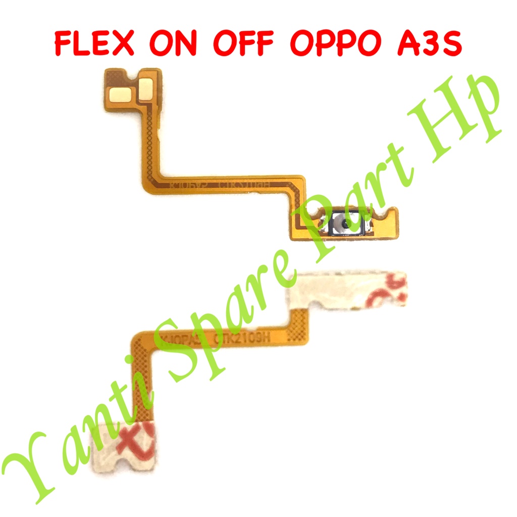 Flexible On Off Oppo A3S CPH1803 Original Terlaris New