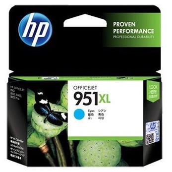 Tinta HP 951 XL Cyan = HP Officejet Pro 8100, 8600 plus, 8600