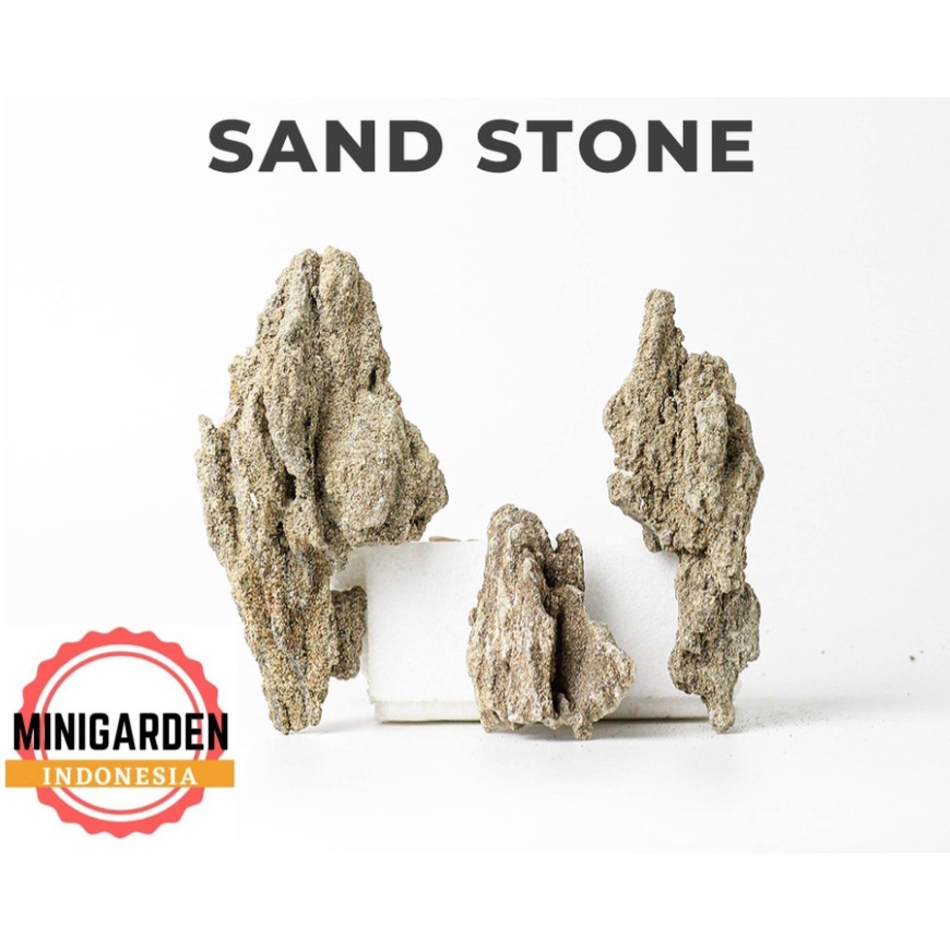 BATU PASIR ZAK KARUNG 10KG batu aquascape sand stone batu hias dekorasi aquarium