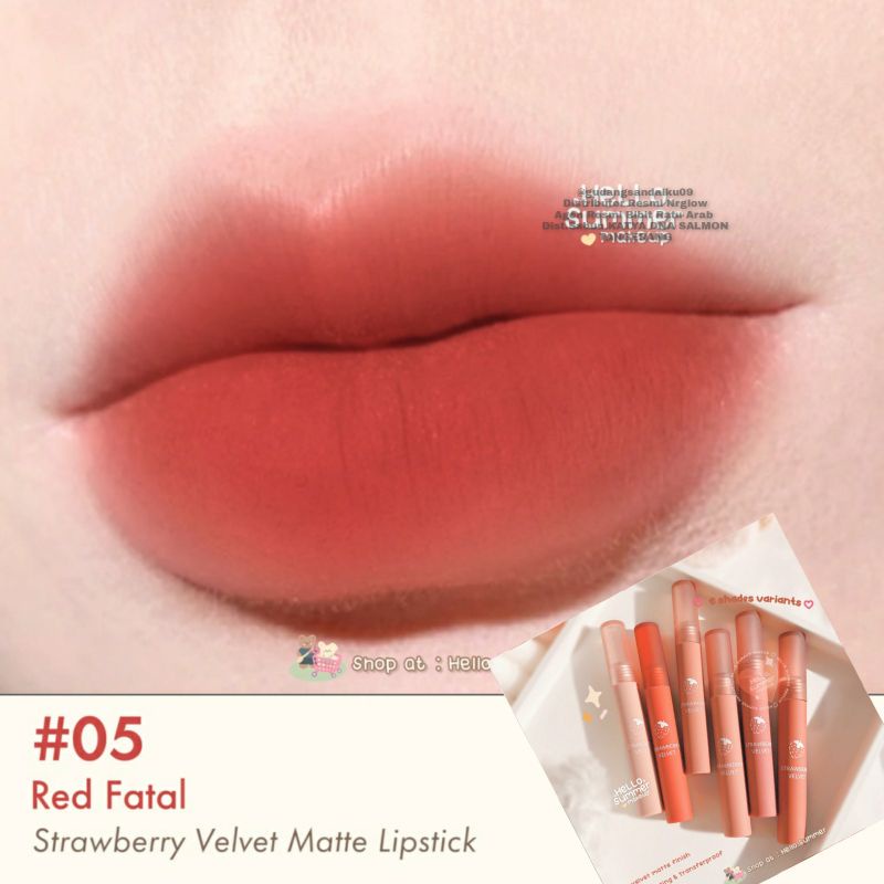 LIPSTIK WATERPROOF - LIPGLOS - LIPSTIK TAHAN LAMA DAN RINGAN - LML 1044-Berry 05