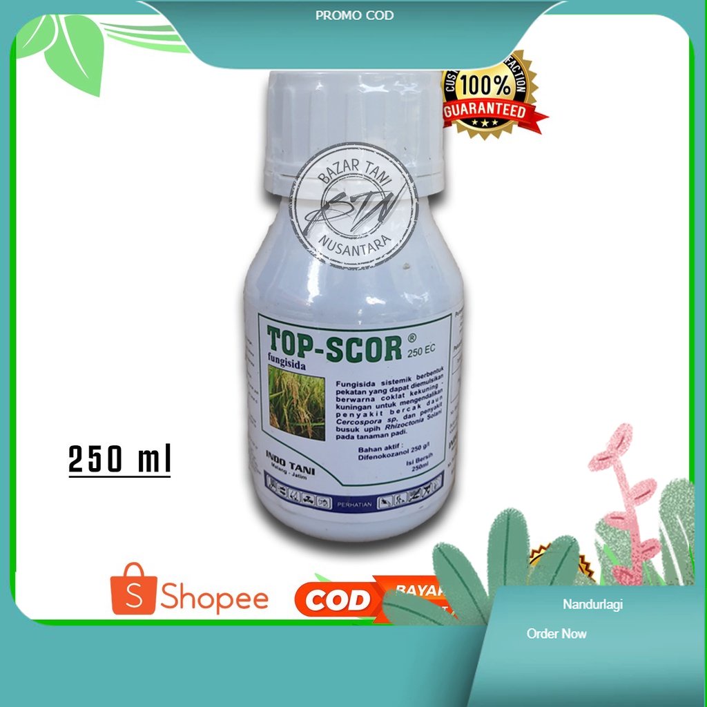 COD TOP SCORE 250EC 250ml FUNGISIDA SISTEMIK difenokonazol 250 sekor