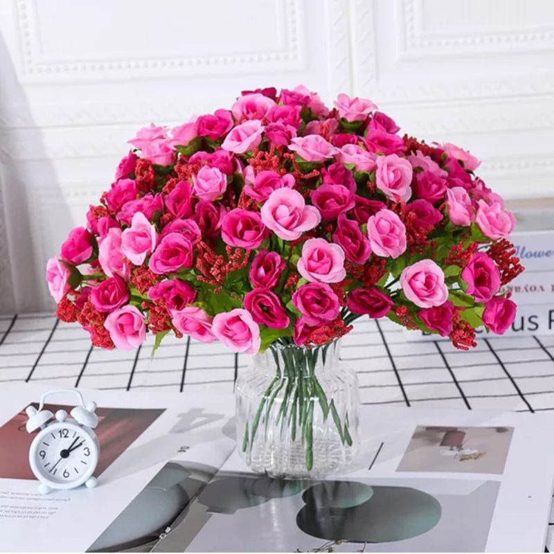BUNGA ARTIFICIAL ROSE MAWAR KECIL