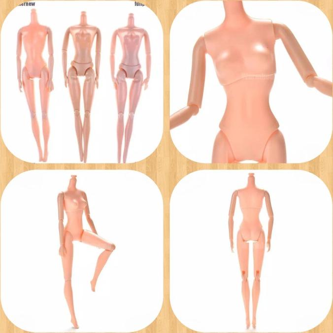 Termantab] 1 pcs badan boneka tanpa kepala Barbie Pivotal non ori