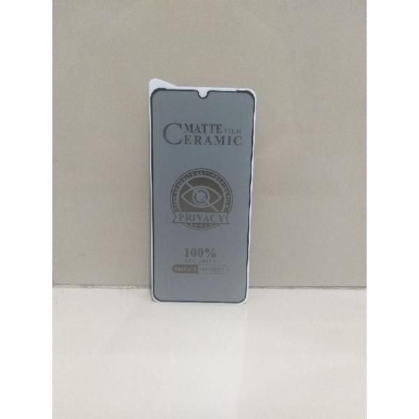 VIVO TEMPERED GLASS ANTI GORES MATTE FILM CERAMIC 100% SECURITV ANTI-PEEPING FILM PRIVACY 100% SECURITY PRIVACY SECURITY