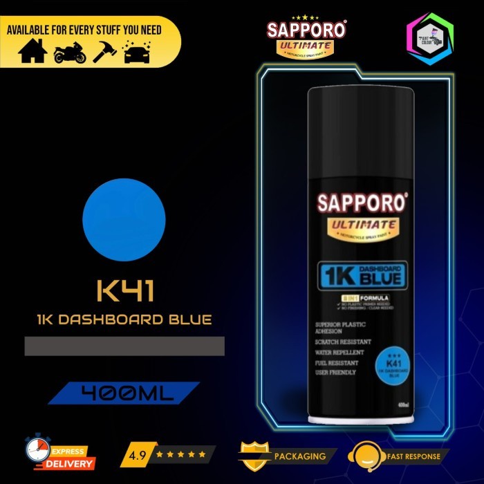 SAPPORO ULTIMATE Colour Cat Semprot K41 1K DASHBOARD BLUE 400cc