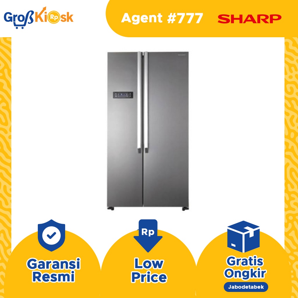 Sharp Kulkas SBS SJ-IS60M-SL