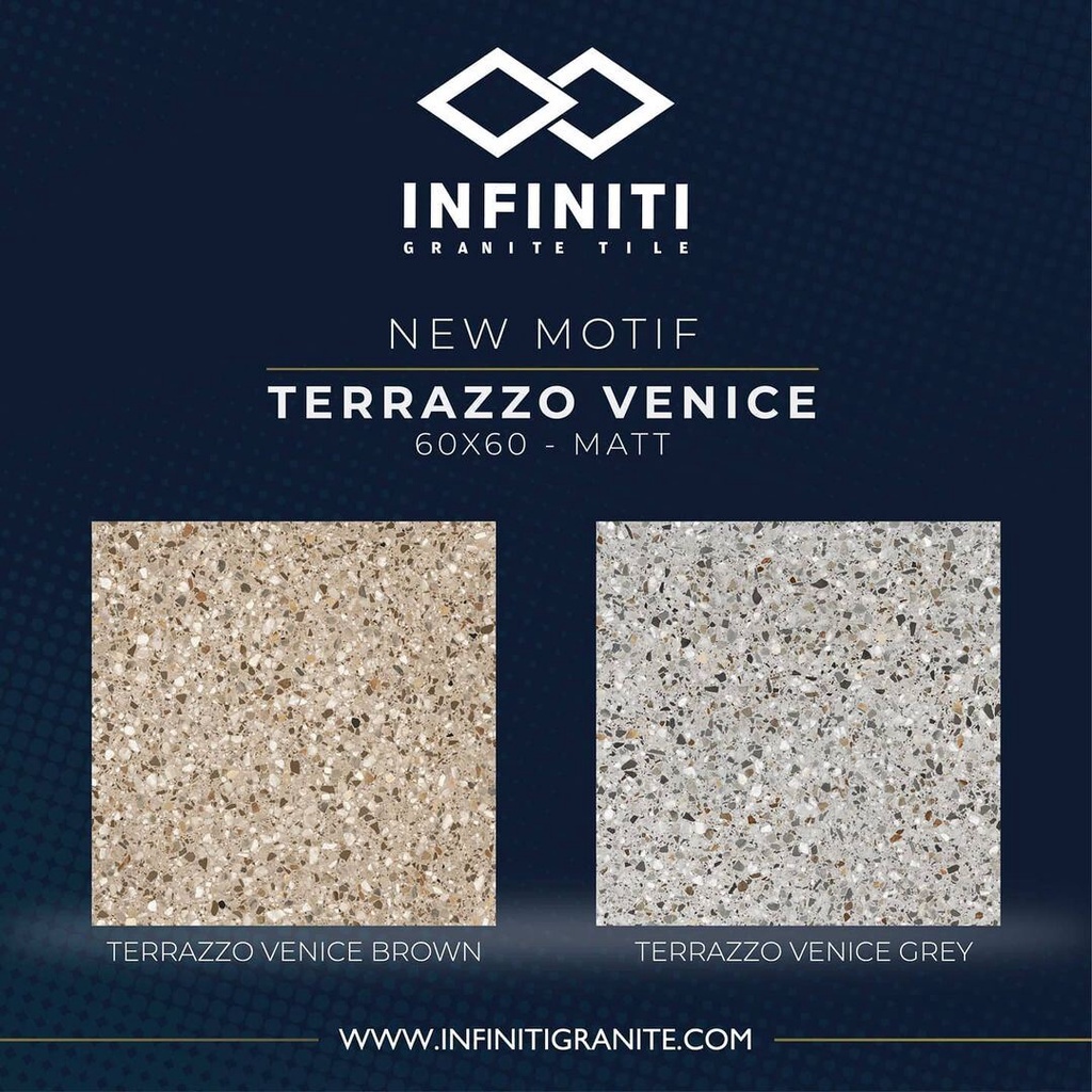 GRANITE LANTAI 60x60 TERRAZZO VENICE / INFINITI / MATT / KW1