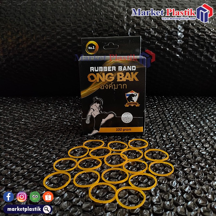 karet ongbak kuning premium 100gr karet premium ong bak karet gelang kuning