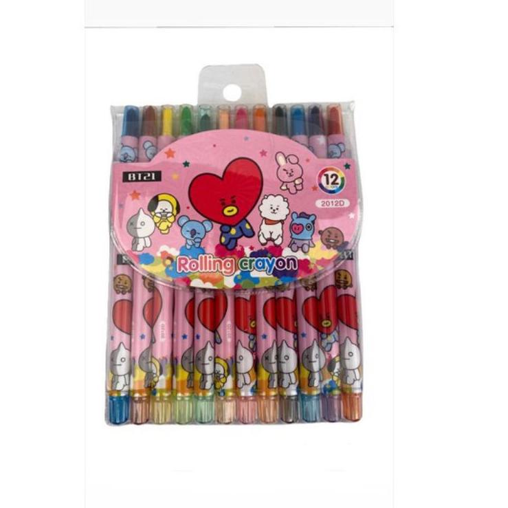 

Promo Terheboh Crayon Putar Panjang 12 Warna BT21 / 1Set Crayon Putar Panjang Fancy BT22