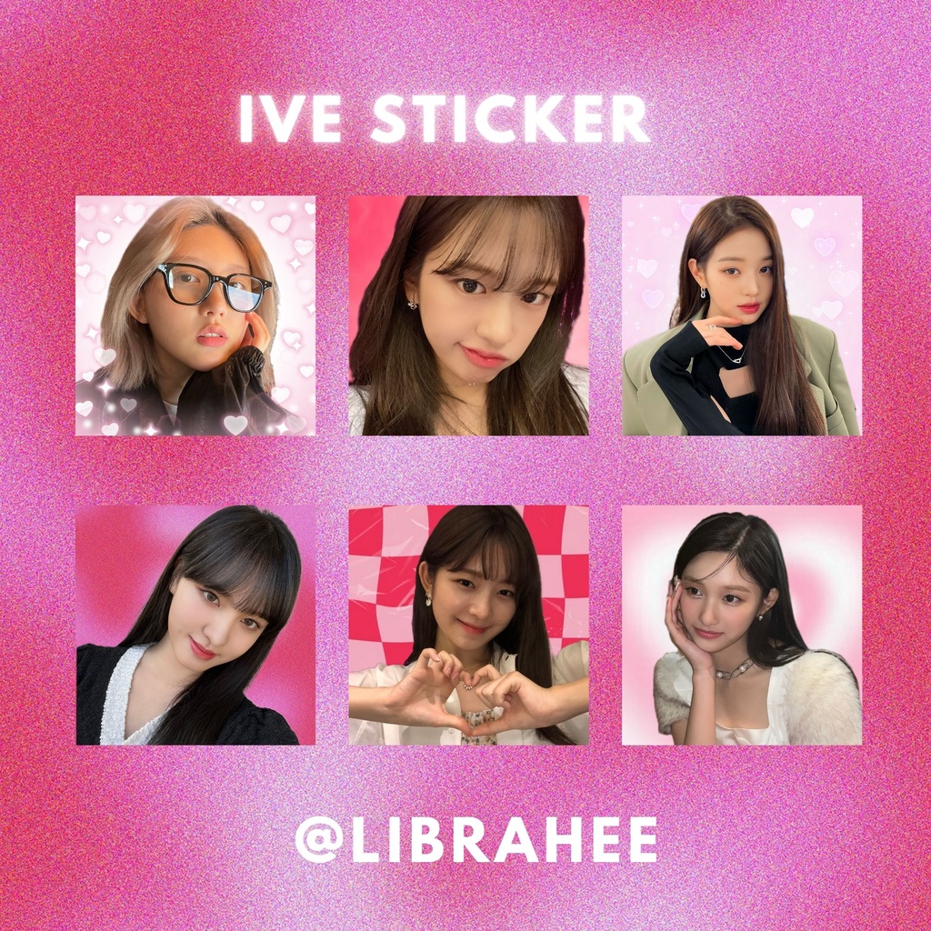 

STICKER CUTE SELLKOR ENHYPEN IVE NCT AESPA BISA CUSTOM