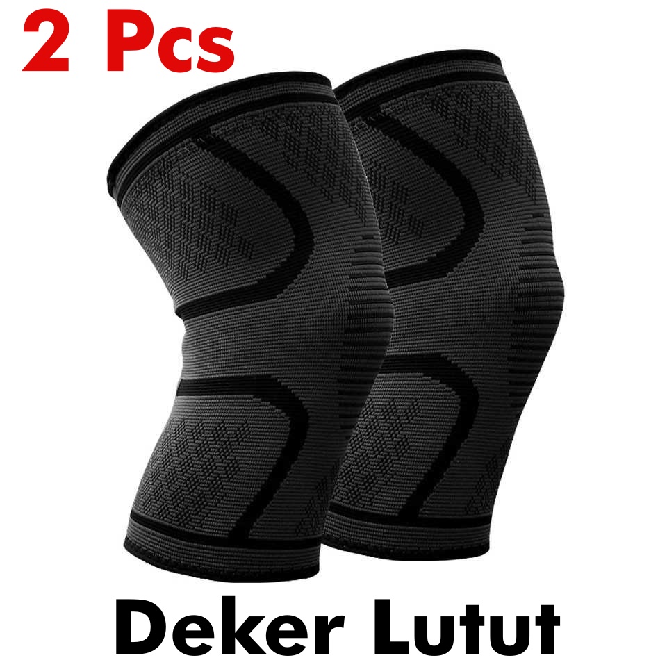 Deker Lutut 2 Pcs Futsal Volly Sepasang Kneepad Knee Pad Pelindung Olahraga Kesehatan Bola Basket Gy