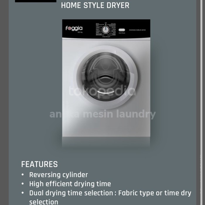 Pengering Baju Mesin Pengering Fogia