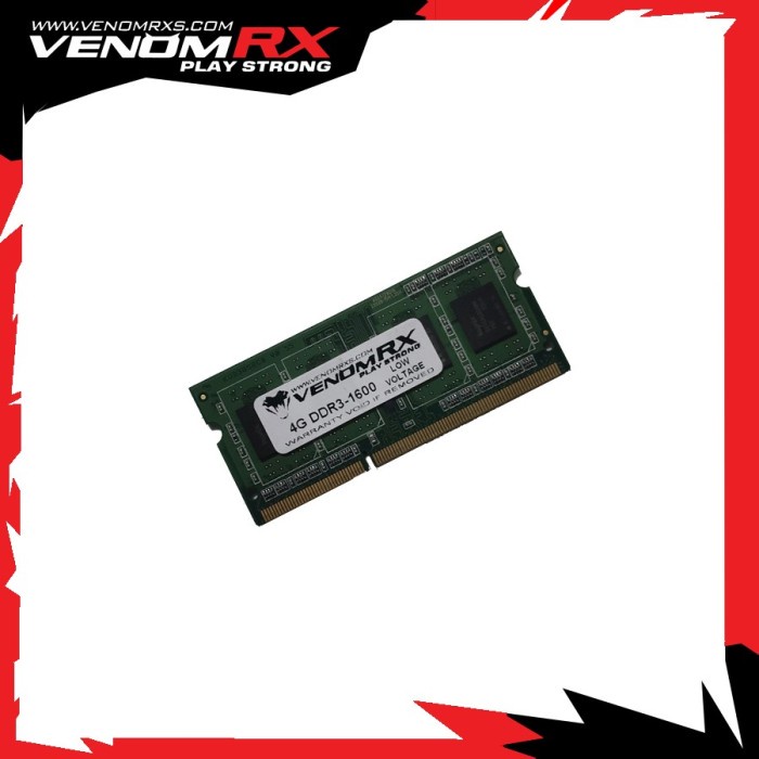 VenomRX Sodimm DDR3L 4GB PC12800 / VenomRX 4GB DDR3 PC12800 1600mhz