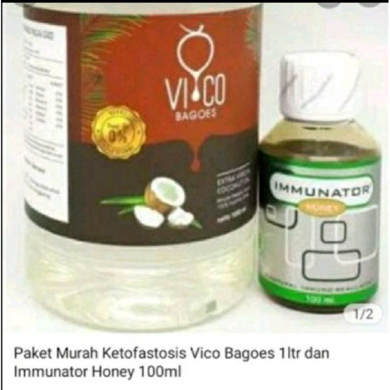 Paket Keto Vico Bagoes vs Immunator Honey