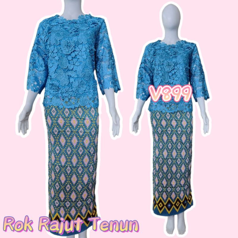 Rok Rajut Tenun Panjang Bangkok Sepan V899