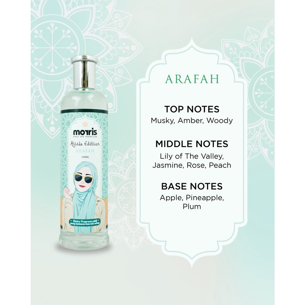 Morris Hijab Edition / Parfum Eau De Parfum / Minyak Wangi Botol / 110ml