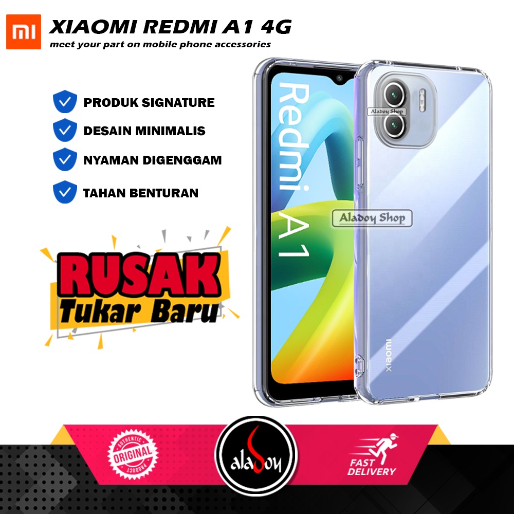 PROMO Case Xiaomi Redmi A1 2022 Ultrathin Cristal Clear HD Premium Softcase